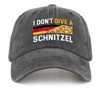 KWQDOZF Sombrero de Malla Moderno para Mujer, Divertido Sombrero de Oktoberfest con Cerveza y Salchicha I Don't Give A Schnitzelan