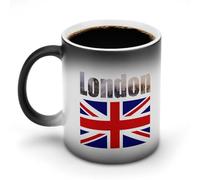 KWQDOZF Taza de café divertida con el Big Ben de Inglaterra y Londres, taza de té que cambia de color para hombres y mujeres, cumpleaños