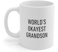 KWQDOZF Taza de cerámica divertida y novedosa con la frase Nieto, el más bueno del mundo, para café, té, mamá, papá, amigo, esposa, esposo, 11 oz