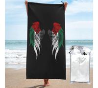 KWQDOZF Toalla de Playa con la Bandera de Palestina para Hombre y Mujer, súper Absorbente, Ligera, para Piscina, Yoga, Suave, portátil, con Estampados Elegantes.