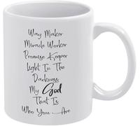 KWQDOZF Un día sin café es como decir No tengo idea, taza de café novedosa, taza de cerámica con impresión de doble cara para té, leche y asa de 11 oz