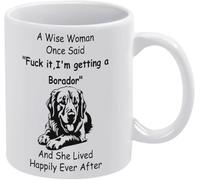 KWQDOZF Una mujer sabia dijo una vez: Me voy a comprar un Borador, taza de café novedosa, taza de té de cerámica con impresión de doble cara para mamá, papá, amigo, esposa, esposo, regalo de 11 oz.