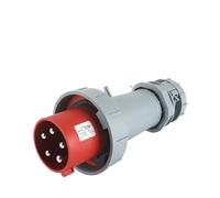 KWQNPHTRN Conector de enchufe industrial expuesto y oculto para móvil, enchufe oblicuo, enchufe recto, centro de datos, fábrica de iluminación de escenario (4P 63A IP676H)