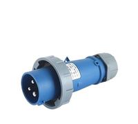 KWQNPHTRN Conector de enchufe industrial expuesto y oculto para móvil, enchufe oblicuo, enchufe recto, centro de datos, fábrica de iluminación de escenario (3P 16A IP67 6H)
