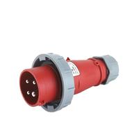 KWQNPHTRN Conector de Enchufe y Toma Industrial móvil, Expuesto y Oculto, Oblicuo, Recto, for Centro de Datos, iluminación de escenarios, fábrica(4P 16A IP67 6H)