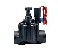KWQNPHTRN Electroválvula Normalmente Cerrada de 1-1/4" y 1-1/2" con Ajuste de caudal, 220 V, 12 V y 24 V, for riego de Jardines y Granjas.(36893,110 Volt)