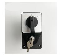 KWQNPHTRN Selector de Control de Circuito con Llave 63A 660V LW26-63/2 Contacto de Plata de Dos Polos YMW26-63 Interruptor de Leva Giratorio de conmutación(102)