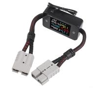 KWS DC26 Analizador de batería con pantalla LCD a color para pruebas de carga de batería de 0-80V 50A y evaluación de consumo de energía (para Anderson-50A)