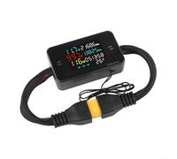 KWS-DC26 - Comprobador de carga CC 0-80 V 50 A con pantalla LCD de color, medición bidireccional para análisis del cargador de batería de bicicleta eléctrica y supervisión del sistema solar (para XT