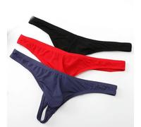 KWTF Paquete de 3 Ropa Interior para Hombres, Calzoncillos para Hombres más Baratos, Bikini Tipo Tanga Gay de Talla Grande, Bragas para Hombres, Tanga, lencería de Cintura Baja