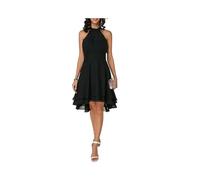 KWTF Vestido de graduación para Mujer, Ropa Elegante de Verano 2023, Vestidos Formales para Fiesta de Noche, Falda Midi Ajustada Lisa sin Mangas para Mujer