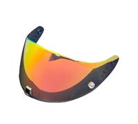 KWTN Motocicleta Lente de visera for casco de motocicleta compatible con KDF-16-1, mecanismo, Scorpion, Exo 1400, Carbon, R1 Air, EXO 520, accesorios completos.(Red Gold)