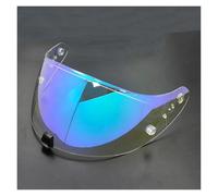 KWTN Motocicleta Lente de visera for casco de motocicleta compatible con KDF-16-1, mecanismo, Scorpion, Exo 1400, Carbon, R1 Air, EXO 520, accesorios completos.(Revo Blue)