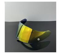 KWTN Motocicleta Lente de visera for casco de motocicleta KDF-16-1, Scorpion, Exo 1400, Carbon, R1, Air, EXO 520, accesorios completos for protección contra el viento.(Deep Revo Gold)