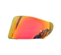 KWTN Motocicleta Lentes de visera for casco motocicleta, repuesto for LS2 FF800/FF320/FF328/FF353, protector solar for parabrisas (negro)(Revo Deep Red)