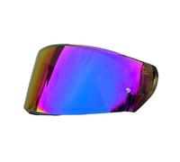 KWTN Motocicleta Lentes de visera for casco motocicleta, repuesto for LS2 FF800/FF320/FF328/FF353, protector solar for parabrisas (negro)(Rainbow)