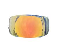 KWTN Motocicleta Lentes de visera for casco, protectores HJ33 for HJC I90, protector solar alta resistencia, accesorios for (solo for uso diario)(Revo Clear Red-day and Night)