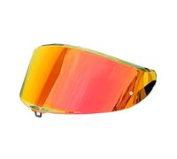 KWTN Motocicleta Lentes de visera for casco, repuesto facial K6 con protección UV y resistente a arañazos, compatible AGV k6/k6S (bloqueo bucal)(Revo Deep Red-day Use Only)