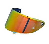 KWTN Motocicleta Lentes for cascos de motocicleta, visera parasol for HJC, RPHA1N y HJ-35. Conduzca con seguridad.(Red Gold)