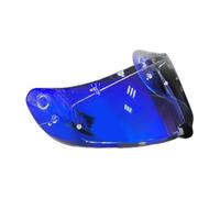 KWTN Motocicleta Máscara de lente for casco de motocicleta, antiarañazos, for parabrisas, integral, accesorios for casco de motocicleta, visera, gafas, lente(Blu)