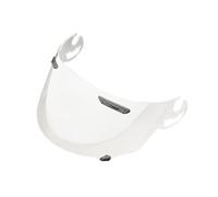 KWTN Motocicleta Parabrisas for Casco ARAI RR5, RX-7, RX-7RV, Quamtum-J, Astro-IQ y Rapide-IR. Visera galvanizada (Plateada, for Uso diurno)(Clear-For Day+Night)