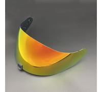 KWTN Motocicleta Protectores de casco for integral R420, visera, parabrisas, parasol, accesorios for cascos (transparentes)(Revo Deep Red-day Use Only)