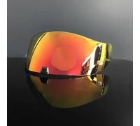 KWTN Motocicleta Visera de casco for Scorpion for Exo1400 Carbon for R1 for Air for EXO520 for KDF-16-1 Lente de casco Conduzca con seguridad(Gold Red)