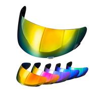 KWTN Motocicleta Visera for casco de motocicleta Bell Qualifier, Star, Vortex, RS-1 y Revolver. Conduzca con seguridad.(Deep Gold)