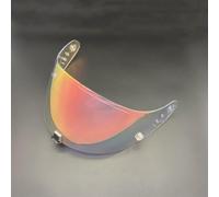 KWTN Motocicleta Visera for casco de motocicleta compatible con lentes KDF-16-1, Scorpion, Exo 1400 Carbon, R1 Air, EXO 520 y accesorios completos.(Revo Red)