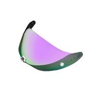 KWTN Motocicleta Visera for casco de motocicleta compatible con lentes KDF-16-1, Scorpion, Exo 1400 Carbon, R1 Air, EXO 520 y accesorios completos.(Deep Revo Purple)