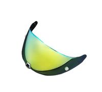 KWTN Motocicleta Visera for casco de motocicleta compatible con lentes KDF-16-1, Scorpion, Exo 1400 Carbon, R1 Air, EXO 520 y accesorios completos.(Deep Revo Gold)