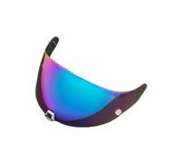 KWTN Motocicleta Visera for casco de motocicleta compatible con lentes KDF-16-1, Scorpion, Exo 1400 Carbon, R1 Air, EXO 520 y accesorios completos.(Rainbow)