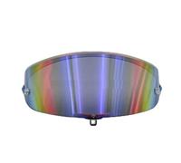 KWTN Motocicleta Visera for casco integral de motocicleta, estuche for lentes, parabrisas for AGV, Pista, GP, R, RR, Corsa, R, Corsa, RR, RACE3 Conduzca con seguridad(Rainbow)