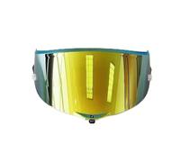 KWTN Motocicleta Visera for casco integral de motocicleta, estuche for lentes, parabrisas for AGV, Pista, GP, R, RR, Corsa, R, Corsa, RR, RACE3 Conduzca con seguridad(Gold)
