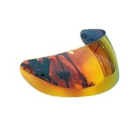 KWTN Motocicleta Visera for casco, visera for motocicleta, protector facial, accesorios de repuesto for Bell, Qualifier, Star, Vortex, RS-1, conducción segura.(Red gold visor)