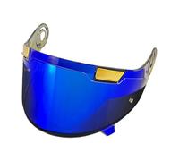 KWTN Motocicleta Visera for MT for Jarama for SV for V32 Casco Protector Facial Lente de Repuesto Protector Solar Accesorios Moto Accesorios Completos(Deep Blue)