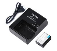 KWTOUL Batería LP-E10 y Cargador LC-E10C LC-E10E Compatible con Canon