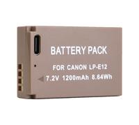 KWTOUL LP-E12 LC-E12E USB-C Batería Compatible con Canon EOS M100 M50 M10