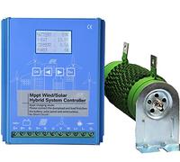 KX-ENERGIE 2000W Controlador de carga MPPT sistema híbrido Solar y eólico 1000W Solar 1000W Viento12V 24V regulador automático generador de viento para uso doméstico
