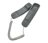 KX-T638 - Teléfono fijo fijo de escritorio para pared, para oficina en casa, pared, hogar, oficina, hotel, color negro y rojo