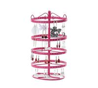 Kx9Lb8d almacenamiento de joyas Soporte organizador de joyas giratorio metal for pendientes