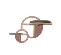 Kx9Lb8d Aseo para Mascotas Marco de Escalada for Gatos, Plataforma Salto Doble Capa, Nido Gato montado en la Pared, for, un pequeño Marco for Cajas de Arena estándar