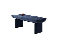 Kx9Lb8d Banco al Final de la Cama Long Wooden Upholstered Shoe-Changing Stool Coat Rack Bedroom Velvet Bed-End Banco de Dormitorio(Grande)