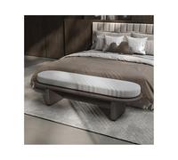 Kx9Lb8d Banco al Final de la Cama Taburete de Noche Minimalista Italiano for Dormitorio, Taburete Suave for Cama, sofá, Banco for Zapatos, for guardarropa, Largo Banco de Dormitorio(Dark Brown)