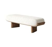 Kx9Lb8d Banco al Final de la Cama Wooden and Fabric Bench for Bedroom Living Room and Dining Banco de Dormitorio(XXL)