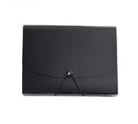 Kx9Lb8d Carpeta Organizador de Archivos Papel Gran tamaño A4, Carpeta Capacidad, clasificación expansión Multicapa, Bolsa Almacenamiento, Escritorio Chaquetas de Archivo(Negro)
