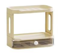 Kx9Lb8d estante para tazas Cajón de escritorio doble capa con portavasos simple disposición rejilla for uso doméstico organizador de tazas de cocina