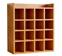 Kx9Lb8d estante para tazas Portavasos de madera maciza Vintage, estante superior for mesa almacenamiento, exhibición rejilla múltiple organizador de tazas de cocina
