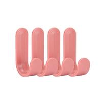 Kx9Lb8d ganchos de pared decorativos 4 Uds./1 ud. Soporte for llaves for decoración del hogar, gancho for toallas, colgador de puerta plástico, sombrero for pared autoadhesivo, organizador