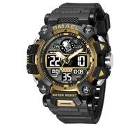 KXAITO Reloj Análogico-Digital para Hombres de Cuarzo japonés con Correa en Poliuretano termoplástico (TPU) 8078